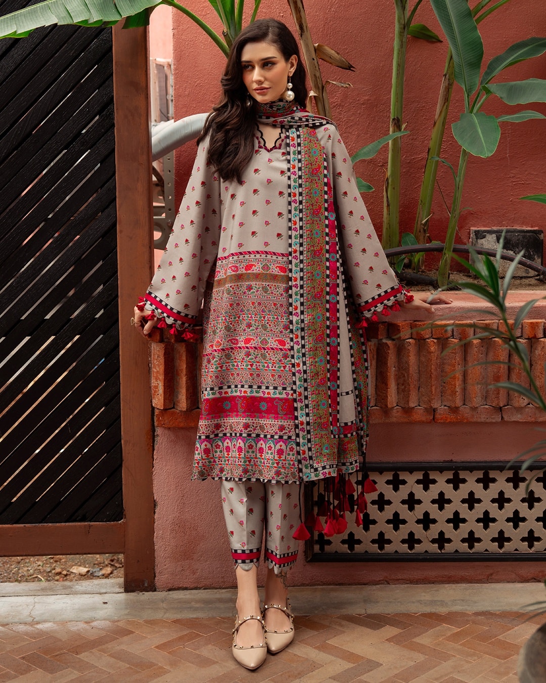 Stitched Printed Alex Collection Three Pieces D250